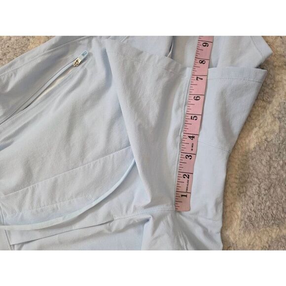 Lululemon License To Train Linerless 7" Shorts S Light Blue LM7APYS - Picture 5 of 10